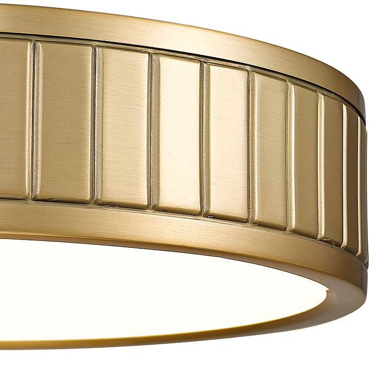 Image 5 Madison 12 1/2" Wide Modern Gold LED Ceiling Light more views