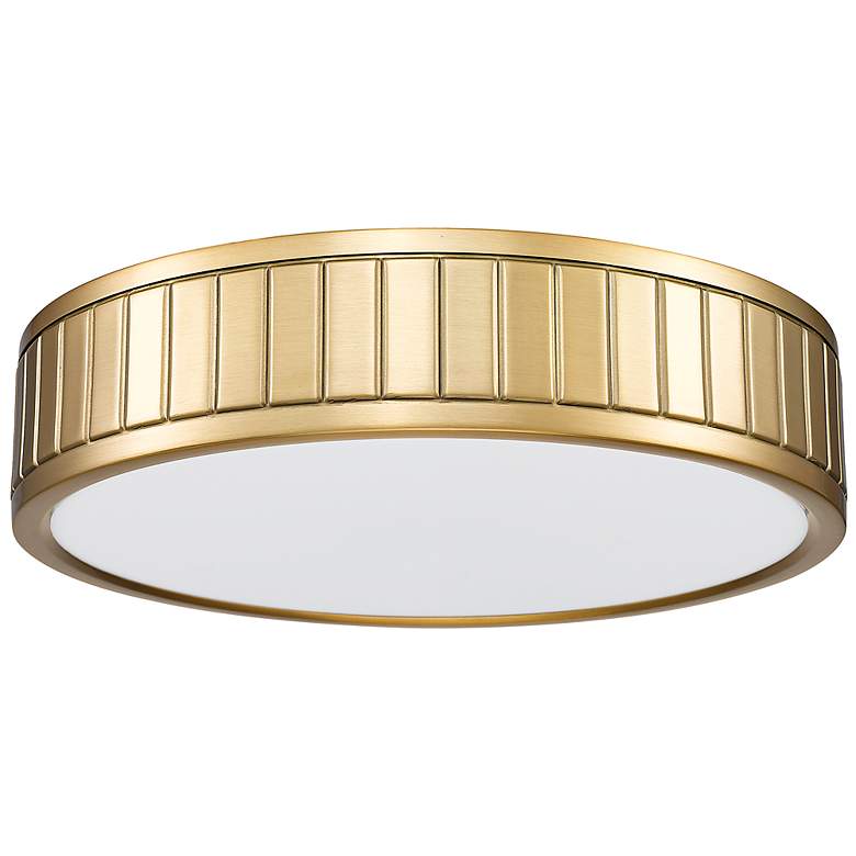 Image 6 Madison 12 1/2" Wide Modern Gold LED Ceiling Light more views