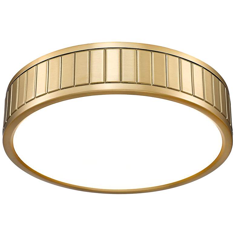 Image 7 Madison 12 1/2" Wide Modern Gold LED Ceiling Light more views
