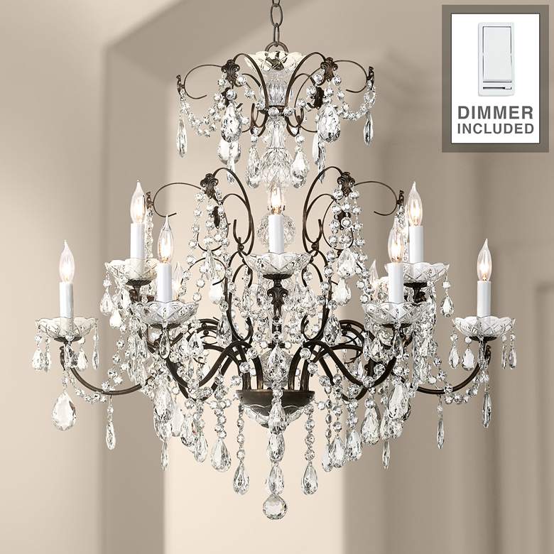 Image 1 Madison 12-Light Legacy Crystal Chandelier with Dimmer