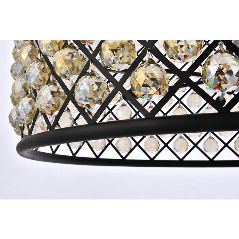 Image 5 Madison 12 Lt Matte Black Chandelier Golden Teak more views
