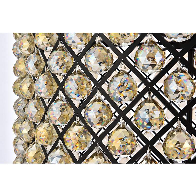 Image 6 Madison 12 Lt Matte Black Chandelier Golden Teak more views
