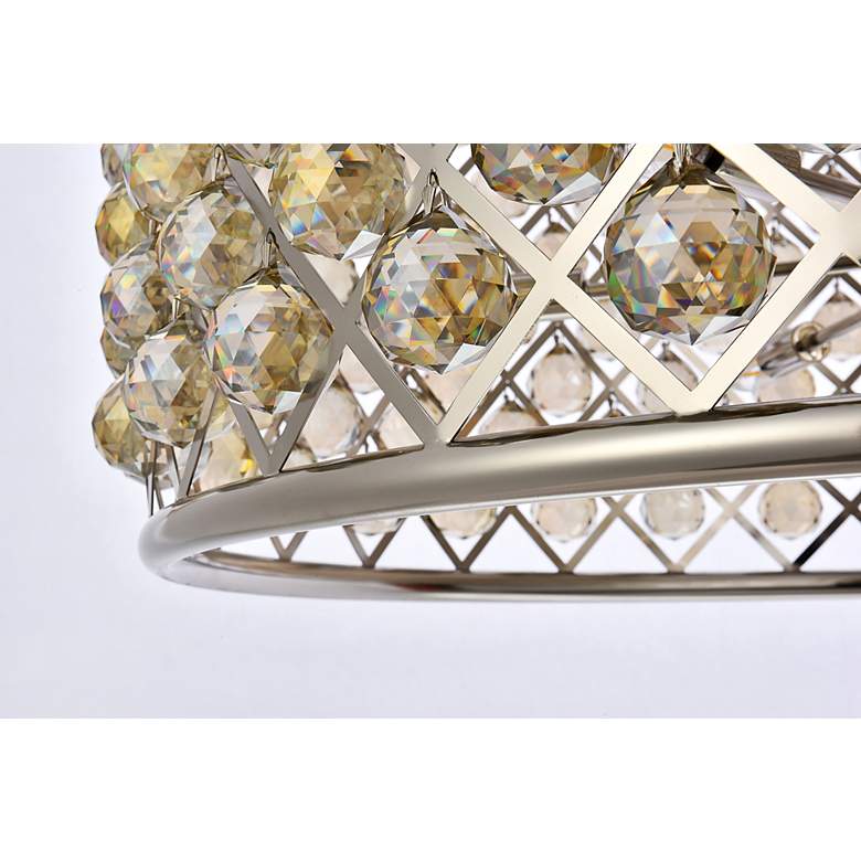 Image 5 Madison 12 Lt Polished Nickel Chandelier Golden Teak more views