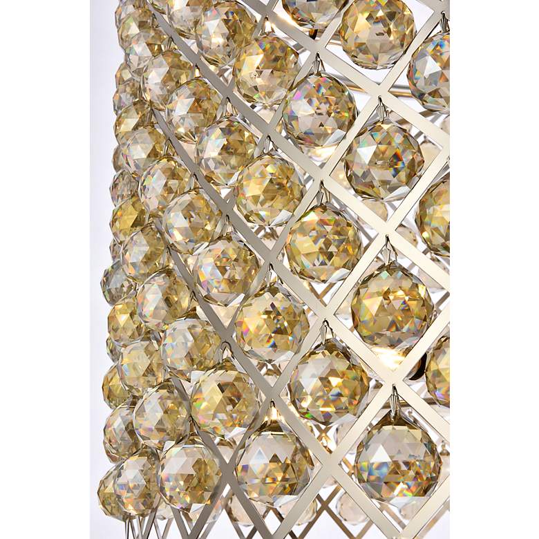 Image 6 Madison 12 Lt Polished Nickel Chandelier Golden Teak more views