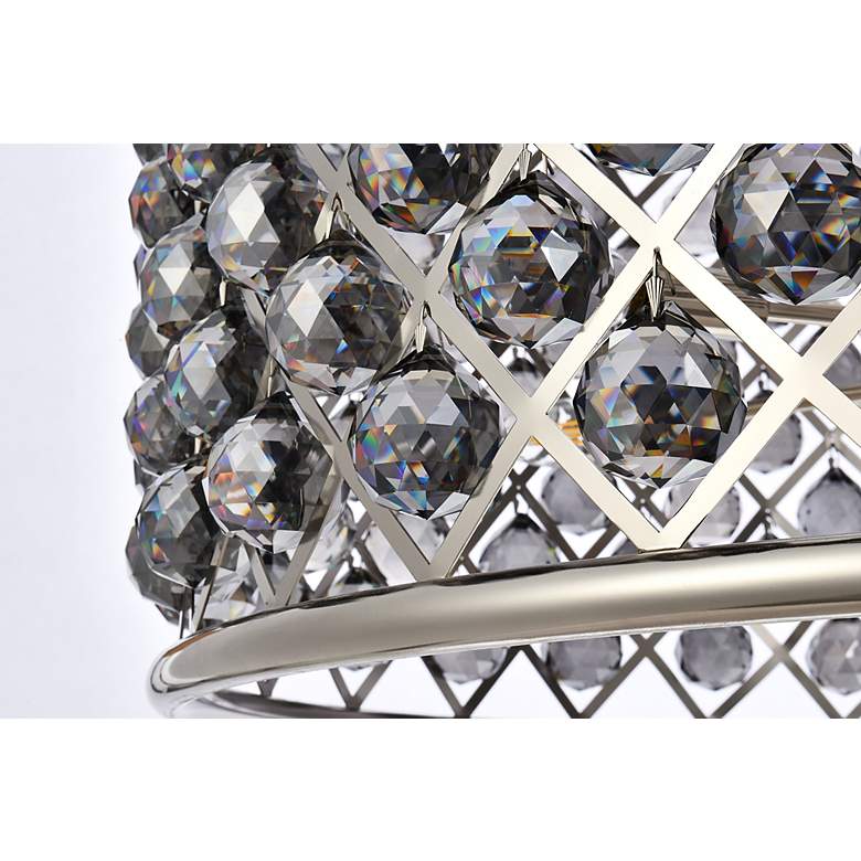 Image 5 Madison 12 Lt Polished Nickel Chandelier Silver Shade (Grey) more views