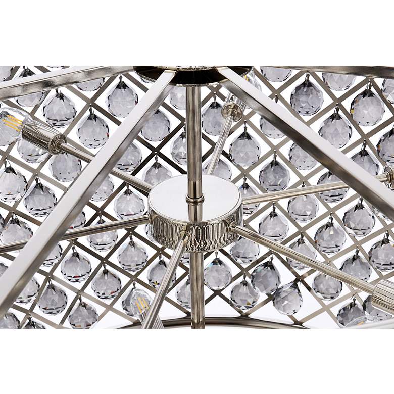 Image 7 Madison 12 Lt Polished Nickel Chandelier Silver Shade (Grey) more views