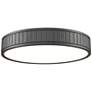 1_Madison 16 1/2" Wide Matte Black LED Ceiling Light