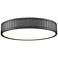 Madison 16 1/2" Wide Matte Black LED Ceiling Light