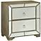 Madison 2-Drawer Mirrored Accent Table
