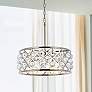 1_Madison 20"W Polished Nickel and Clear Crystal Pendant Light