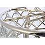6_Madison 20"W Polished Nickel and Clear Crystal Pendant Light more views