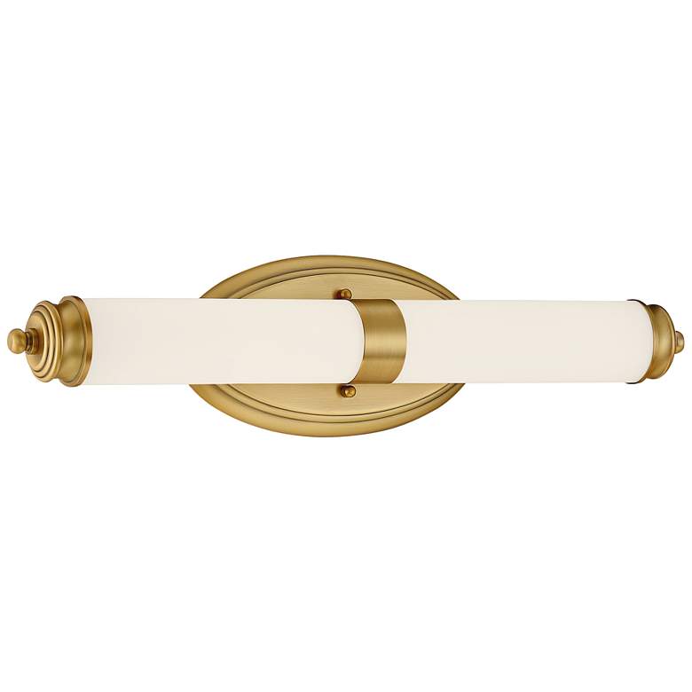 Image 2 Madison 21 1/4" Wide Brushed Gold Metal Bar LED Bath Light