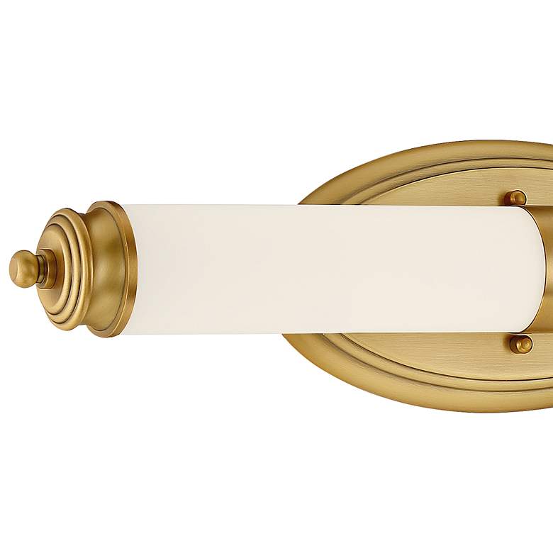 Image 3 Madison 21 1/4 inch Wide Brushed Gold Metal Bar LED Bath Light more views