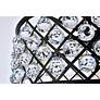 7_Madison 25" Wide Matte Black and Crystal 6-Light Chandelier more views