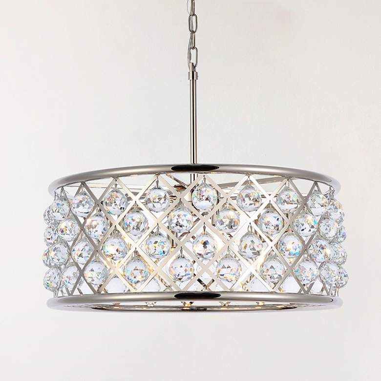 Image 1 Madison 25" Wide Polished Nickel Pendant Light