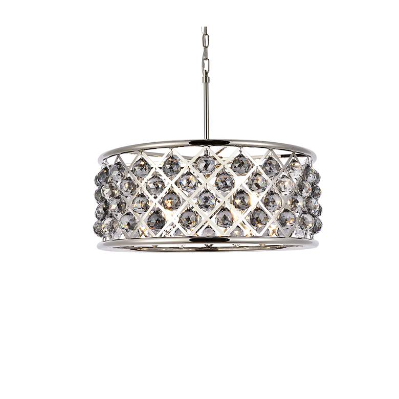 Image 4 Madison 25"W Polished Nickel Pendant Light w/ Silver Shade more views