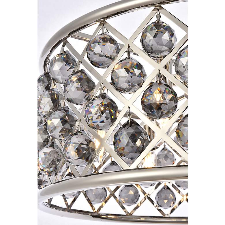 Image 5 Madison 25"W Polished Nickel Pendant Light w/ Silver Shade more views
