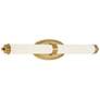 Thumbnail2 of Madison 27 1/4" Wide Brushed Gold Metal Bar LED Bath Light