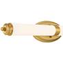 Madison 27 1/4" Wide Brushed Gold Metal Bar LED Bath Light