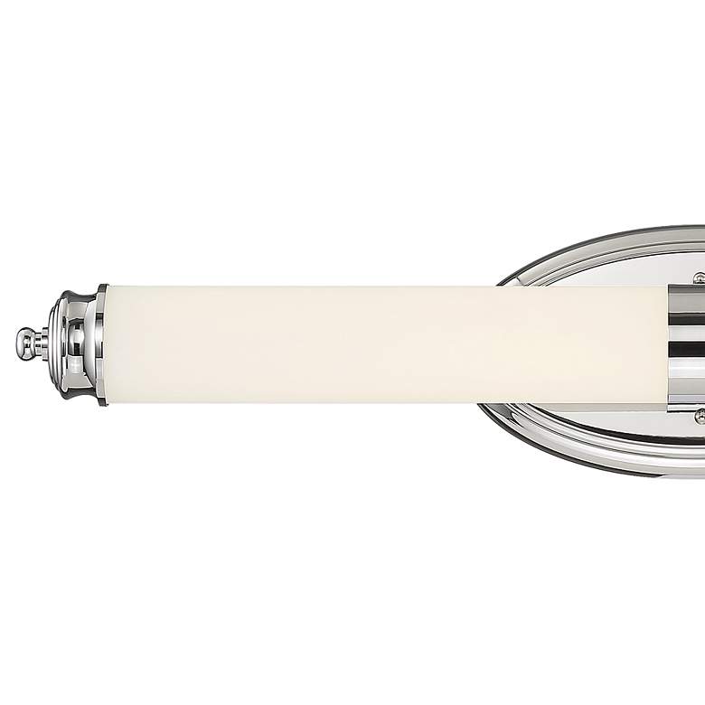 Image 3 Madison 27 1/4" Wide Chrome Metal Bar LED Bath Light more views