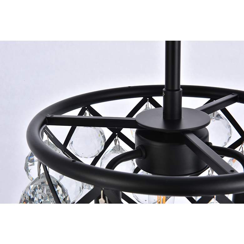 Image 6 Madison 3 Lt Matte Black Pendant Clear more views