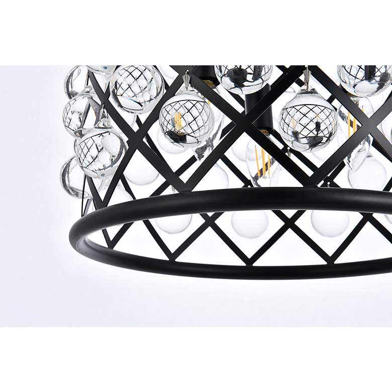 Image 5 Madison 3 Lt Matte Black Pendant Clear more views