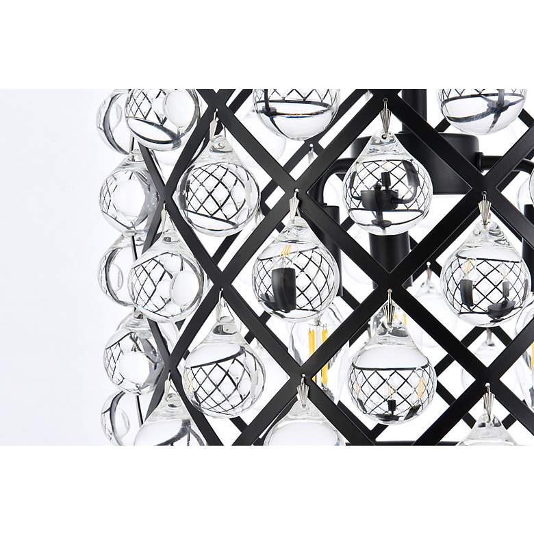 Image 6 Madison 3 Lt Matte Black Pendant Clear more views