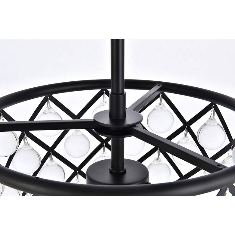 Image 7 Madison 3 Lt Matte Black Pendant Clear more views