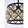 7_Madison 3 Lt Matte Black Pendant Golden Teak more views