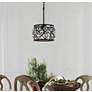 3_Madison 3 Lt Matte Black Pendant Silver Shade (Grey) more views