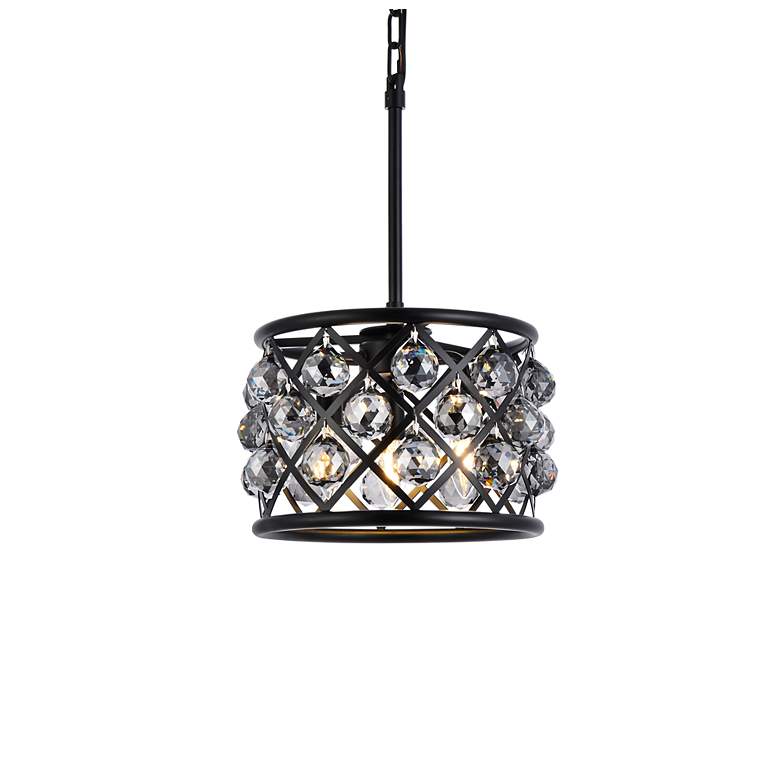 Image 4 Madison 3 Lt Matte Black Pendant Silver Shade (Grey) more views
