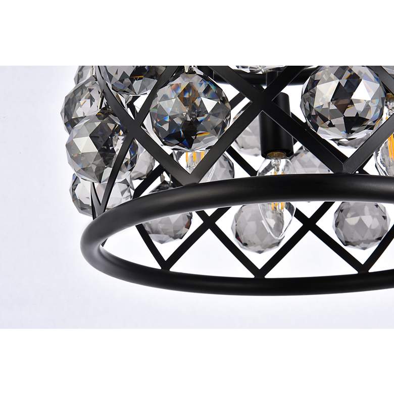 Image 5 Madison 3 Lt Matte Black Pendant Silver Shade (Grey) more views