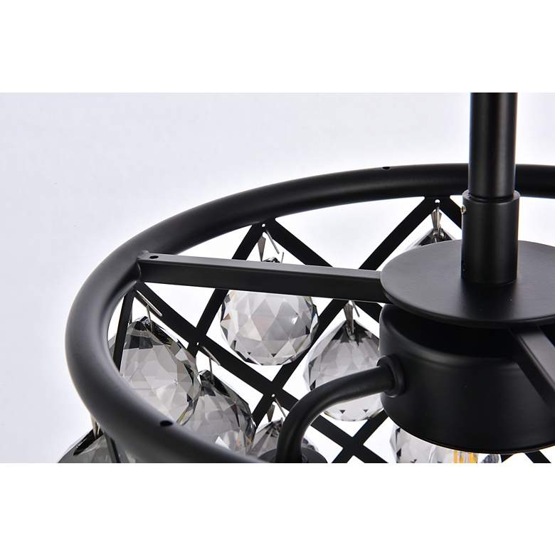 Image 6 Madison 3 Lt Matte Black Pendant Silver Shade (Grey) more views