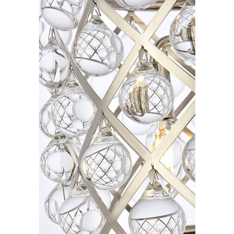 Image 5 Madison 3 Lt Polished Nickel Pendant Clear more views