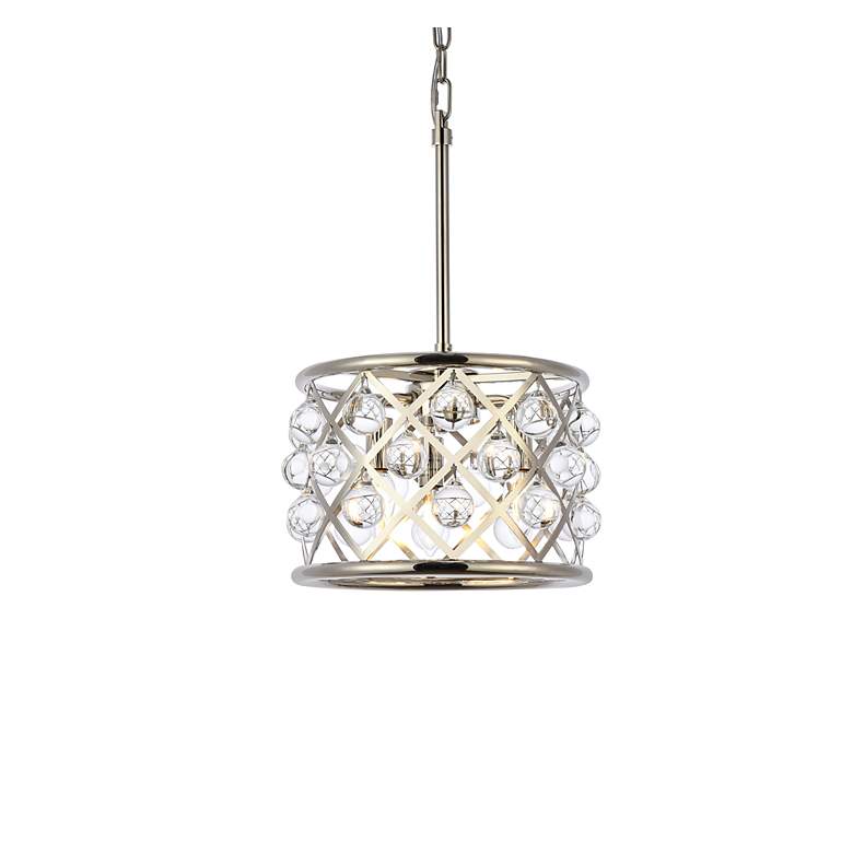 Image 4 Madison 3 Lt Polished Nickel Pendant Clear more views