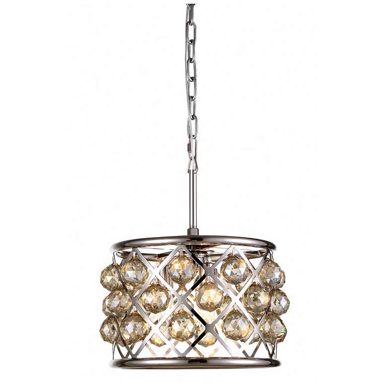 Image 1 Madison 3 Lt Polished Nickel Pendant Golden Teak
