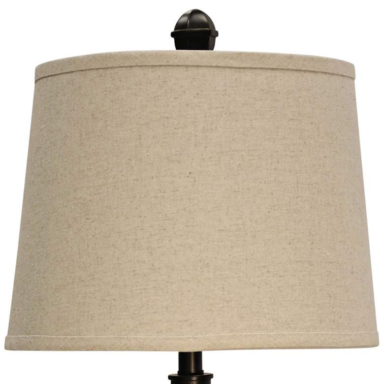Image 2 Madison 31" Beige Shades with Bronze Table Lamps Set of 2 more views