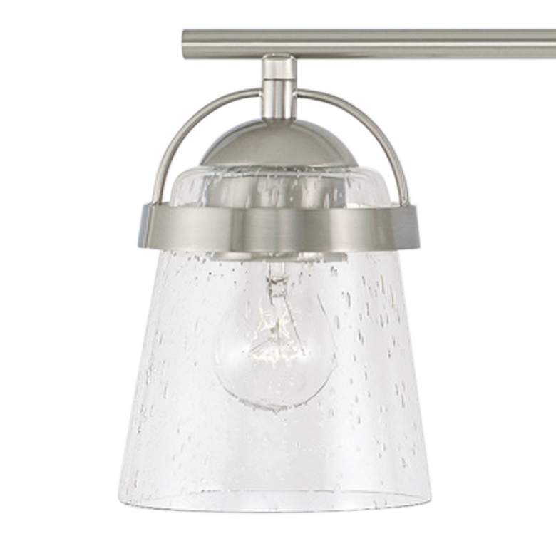 Image 3 Madison 32 1/2" Wide Brushed Nickel 4-Light Bath Light more views