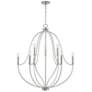 2_Madison 32 1/2" Wide Brushed Nickel 9-Light Chandelier