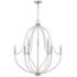 Madison 32 1/2" Wide Brushed Nickel 9-Light Chandelier