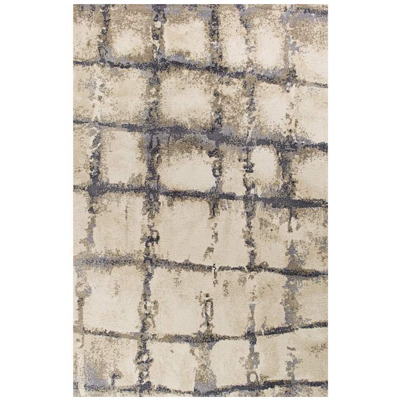 Image 1 Madison 3405 5&#39;x7&#39;6 inch Ivory and Gray Dimensions Shag Area Rug