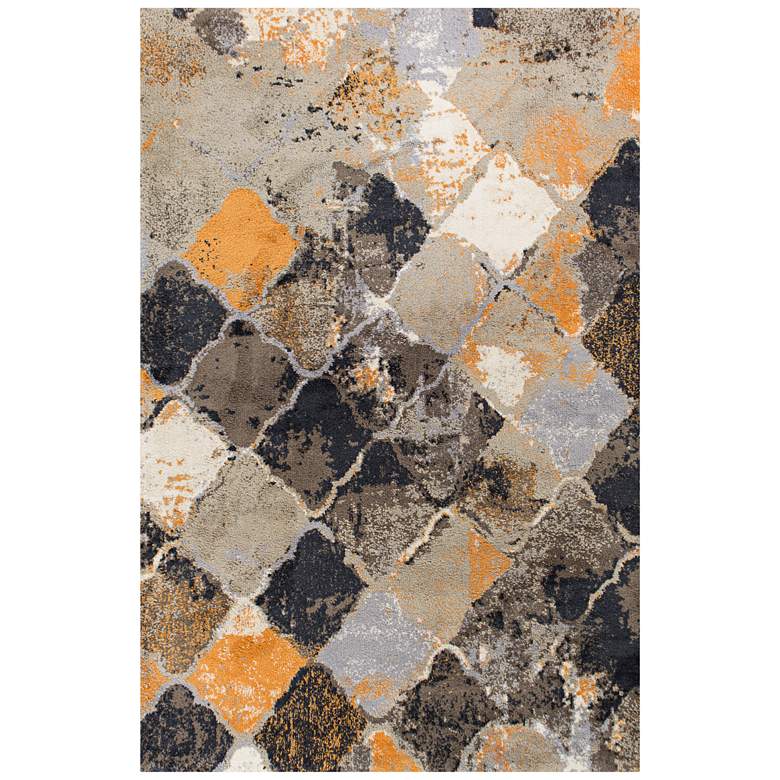 Image 1 Madison 3409 5&#39;x7&#39;6 inch Multi-Color Abstract Shag Area Rug