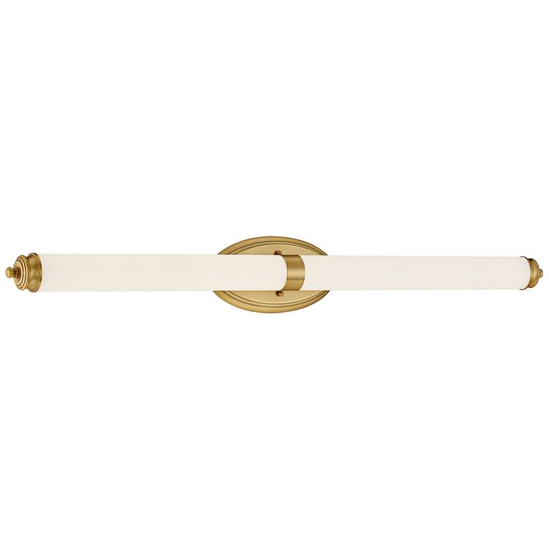 Image 2 Madison 39 1/4" Wide Brushed Gold Metal Bar LED Bath Light