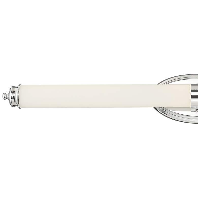 Image 3 Madison 39 1/4" Wide Chrome Metal Bar LED Bath Light more views