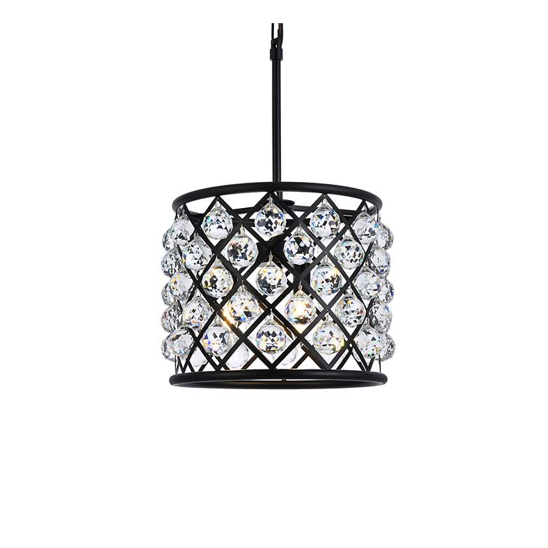 Image 4 Madison 4 Lt Matte Black Pendant Clear more views