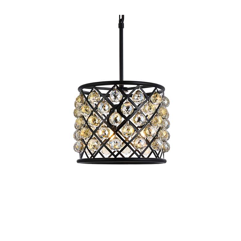 Image 4 Madison 4 Lt Matte Black Pendant Golden Teak more views