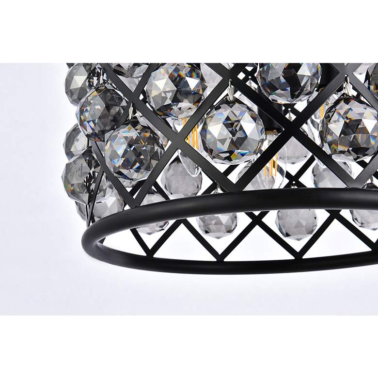 Image 5 Madison 4 Lt Matte Black Pendant Silver Shade (Grey) more views