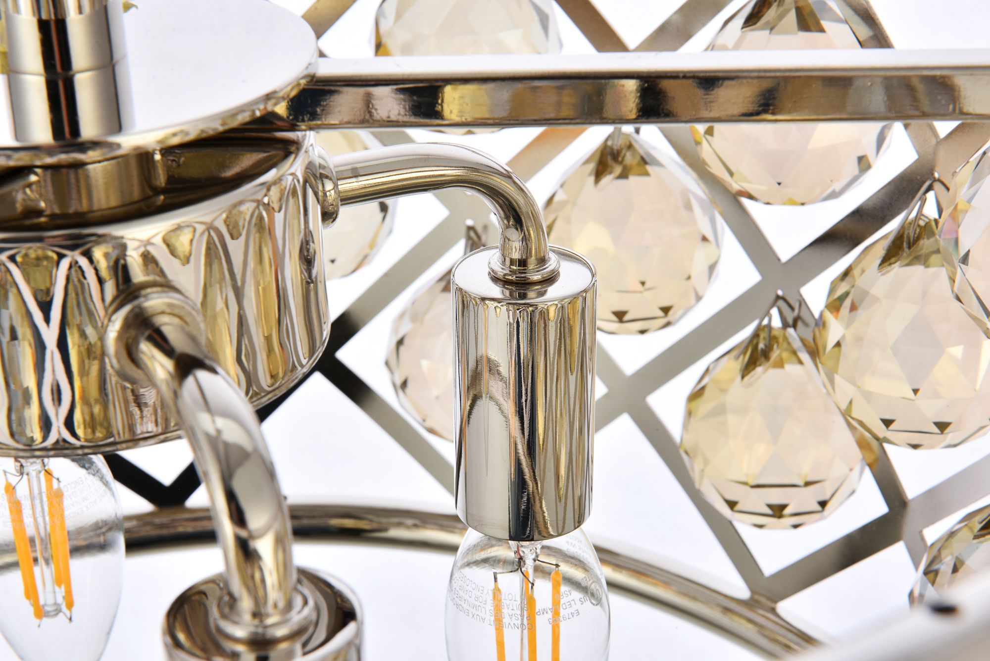 Image 6 Madison 4 Lt Polished Nickel Pendant Golden Teak more views