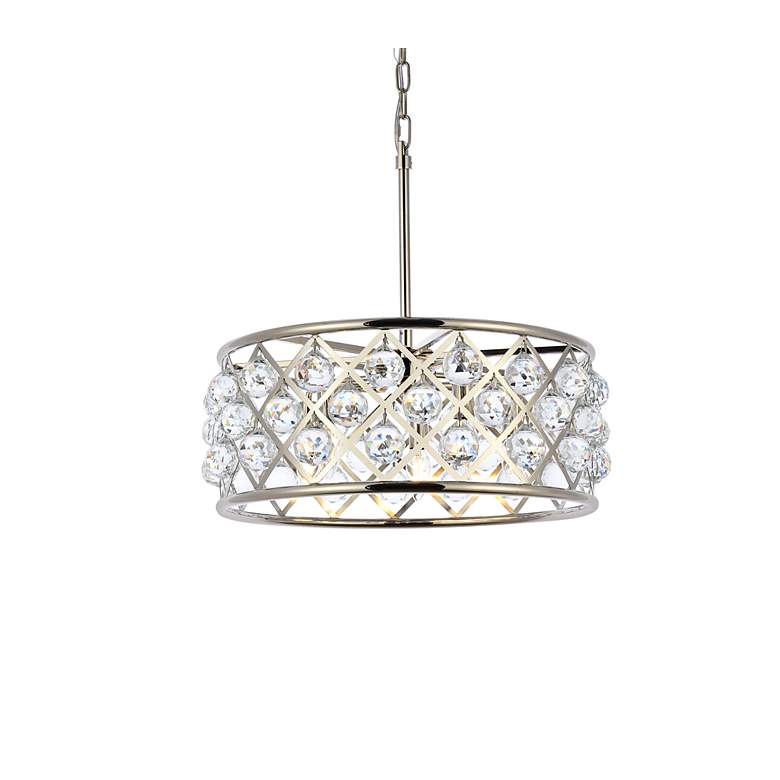 Image 4 Madison 5 Lt Polished Nickel Chandelier Clear more views