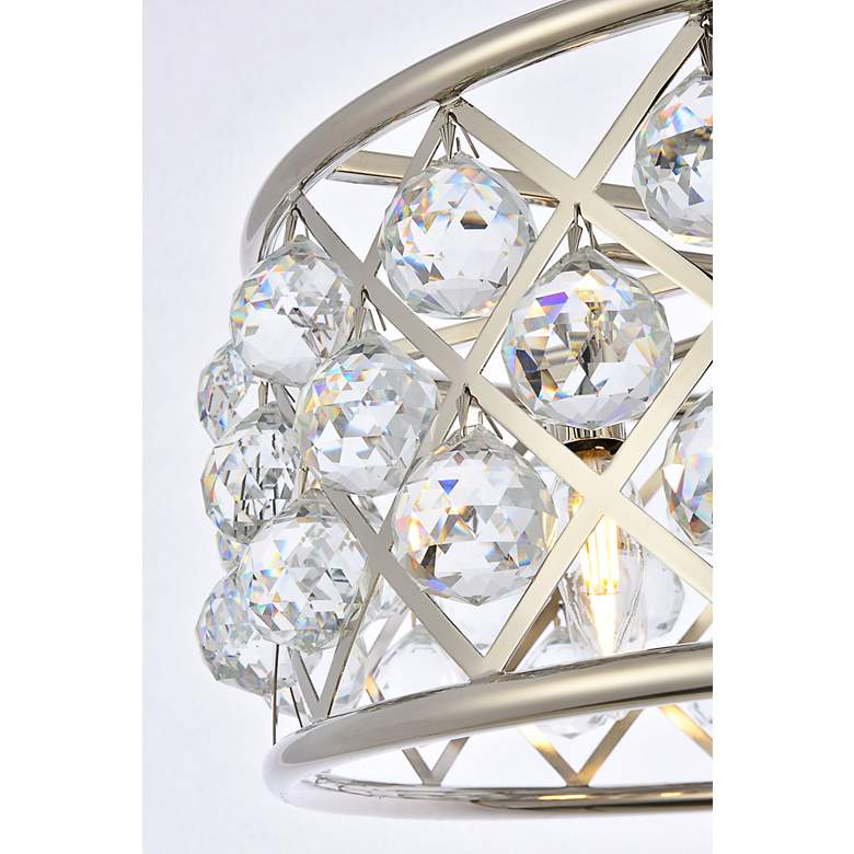 Image 5 Madison 5 Lt Polished Nickel Chandelier Clear more views